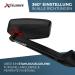 Xcel Rim Bicycle Mirror - Extra Large Impact-Resistant Glass for Handlebar | Perfect for E-Bikes | Foldable Left Return Mirror - Buy Online on SooperMarket.com