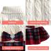 KYEESE Dog Sweater Dress with Leash Hole - Buffalo Check Red Small Turtleneck Pullover for Beige Small Dogs - Buy Online on SooperMarket.com