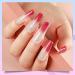 28g/Box Red & White Temperature Change Shine Glitter Dip Powder Nails | Long-lasting Dipping Nails - No UV Light Needed | UKA - Buy Online on SooperMarket.com