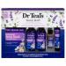 Dr. Teal's Melatonin 5-Piece Bath Mothers Day Gift Set - Give the Gift of Better Sleep - 11oz Sleep Soak, 3oz Sleep Bath, 3oz Body Wash, 1oz Body Oil, & 1oz Lotion - At Home Spa Kit - Pure Epsom Salt