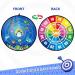 Kids Dart Board Game Set - Large Double Sided 28 with 16 Sticky Balls and 8 Darts | Indoor/Outdoor Party Game Toys | Birthday Gifts for Boys Girls 3-12 Years Blue - Buy Online on SooperMarket.com