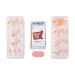 KISS imPRESS Press-On Pedicure Fake Toenails Kit - Square Bejeweled Pink & White Nails with Prep Pad, File, Stick - 24 Nails - Buy Online on SooperMarket.com