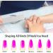 Lofuanna 15 Pack Professional Nail File Set - 100/180 Grit Double Sided Emery Board for Acrylic & Natural Nails - Manicure Tools for Home or Salon Use - Buy Online on SooperMarket.com