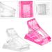 Mikinona 72 Pcs Nail Clip Extension Clamp Nail Binder Clips Manicure Extension Finger Nail Extension Clips Nail Tip Clips Clamps Heavy Duty Nail Dip Kits Equipment Plastic Crystal White 4X3X2CMx6pcs White Pinkx6pcs - Buy Online on SooperMarket.com