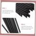 Mikinona Flat Concealer Brush 12pcs Eyeliner Brush Eye Shadow Brush Flat Eyeliner Brush Eyeshadow Eyeliner Make up 14.5x0.7x0.5cm Black - Buy Online on SooperMarket.com