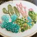 Highkick Cactus Series Embroidery Starter Kit for Adults - Stamped Pattern, Floss, Needles, and Hoop Included! Perfect for Beginners - Buy Online on SooperMarket.com