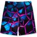 Tuonroad Boys Bathing Shorts - Funny 3D Print Fast Drying Swim Trunks for Ages 5-14 | Purple Beach Shorts - Buy Online on SooperMarket.com