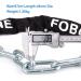 FOBOZONE Solid Manganese Steel Motorcycle/Scooter/Bike Chain Lock - High Security - Buy Online on SooperMarket.com