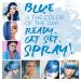Punky Temporary Hair Color Spray in Bengal Blue - Non-Sticky, Non-Damaging Travel Size Dye for Instant Vivid Color - 3.5 oz - Buy Online on SooperMarket.com
