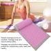 Acupuncture Massage Yoga Mat & Pillow Set for Back Neck & Sciatic Nerve Pain - Light Gray Pink Buckle - Buy Online on SooperMarket.com