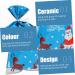 KOMBIUDA Christmas Wrapping 35pcs Christmas Candy Bag Candy Bags Festival Christmas Bags Packing Bag Biscuit Bag - Buy Online on SooperMarket.com