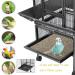Gravel Bird Cage Liner Paper | Sea Sand Bedding for Hard-Billed Birds | Safe, Clean, Easy | 10 x 16 - Buy Online on SooperMarket.com