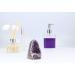 Deep Purple Amethyst Cluster (250-350g) - Polished Geode Quartz Crystal for Spiritual Healing and Home Decor - Buy Online on SooperMarket.com