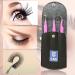 SMI 3 Pink Eyelash Tweezers Set - Pointed & Bent Stainless Steel for 3D/6D Volume Eyelash Extensions | Eyelash Pliers with Case - Buy Online on SooperMarket.com