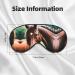 SSIMOO Two Horses Soft Sleep Eye Mask - Breathable Travel Eye Patch for Women Perfect for Relaxation Black - Buy Online on SooperMarket.com