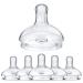 Smilo Anti-Colic Bottle Nipple Fast Flow 9M+ Stage 3 Suitable from 9 Months Smooth Flow Anti-Colic (Pack of 6)