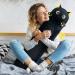 Mewaii 51in Long Moon Eye Black Cat Plush Pillow - Cute Stuffed Animal Toy for Kids - Buy Online on SooperMarket.com