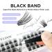 BEYELIAN DIY Eyelash Extension Cluster Lashes - Style3 0.07 12mm Black Band - Reusable False Eyelashes for Natural Look - 48 Lash Clusters - Buy Online on SooperMarket.com