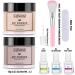 Lofuanna Dip Powder Nail Starter Kit - Nude Set | 2 Colors, Base Top Coat Activator | No UV/LED Needed | 9Pcs Dip Powder Set | DIY French Nail Art Manicure for Beginners - Buy Online on SooperMarket.com