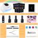 Poly Nail Gel Kit with 36W UV/LED Lamp - Ohuhu 12 Colors Professional Poly Gel Kit for Nail Extension - Rainbow Color DIY Nail Art - Great Gift for Girlfriend, Mother - Buy Online on SooperMarket.com