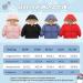 Kids4ever Winter Hooded Jacket | Red | 3-4 Years | Toddler Zipper Coat with Fleece Lining - Buy Online on SooperMarket.com