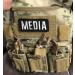 2 Pack Media Patch Set - 4x10 and 2x4 Embroidered with Hook and Loop - Buy Online on SooperMarket.com