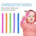 Soft Hollow Silicone Baby Teething Sticks 5Pcs for ADHD - Style 1 - Buy Online on SooperMarket.com