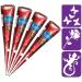 HANUMAN STORE Kaveri Henna 100% Natural Mehendi Cone 4 x 25 g No Chemicals No PPD