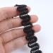 Black Braid Trim 0.6 Inch - 19 Yards Gimp Lace Trim for Sewing and Crafts - Buy Online on SooperMarket.com