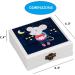 Baby Keepsake Tooth Box - Lost Teeth Holder for Boys and Girls - Tooth Fairy Organizer - White Wood - Perfect Gift for Parents and Kids - Buy Online on SooperMarket.com