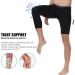 Runhit Men's One Leg Compression Tights 3/4 Length - White Medium - Buy Online on SooperMarket.com