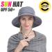 USHAKE Safari Hat with Hidden Net Mesh - Grey | Sun Protection Bucket Hat for Outdoor Activities - Buy Online on SooperMarket.com
