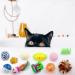 QUOZUO 32 Packs Cat Toys Variety Pack for Kitty Cat Balls with Bells Cat Feather Toy Cat mouse Toys Cat Crinkle Balls Catnip Toys for Indoor Cats Kittens Kitten Toys Assortments - Buy Online on SooperMarket.com