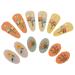 HAPINARY 6 Pairs Fabric Hairpin Hair Clips Cartoon Hair Clip Hairpin Girl Hair Accessory Little Girl Hair Clips Hair Accessories for Hair Barrettes Hair Pin Polyester