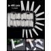 Kalolary 480pcs XXL Natural Color False Nail Tips - Extra Long Half Cover French Acrylic Nail Art Extension Tools in Clear Box - Buy Online on SooperMarket.com