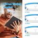Light Therapy Glasses Wearable UV-Free Blue White LED Light Therapy Happy Lamp Goggles Natural Relief for Good Sleep Boost Energy and Jet Lag - Buy Online on SooperMarket.com