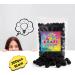 300 pcs 1 inch Black Pom Poms Balls in Reusable Zipper Bag - Arts and DIY Project Supplies - Buy Online on SooperMarket.com