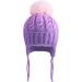 LANGZHEN Toddler Winter Hat Earflap Knit Cap for Baby Boys Girls 2-4 Years - Purple - Buy Online on SooperMarket.com
