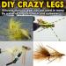 XFISHMAN Fly Tying Materials: Rubber Legs & Silicone Skirt - 12-24 Colors Kit - Buy Online on SooperMarket.com
