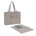 L SSIG baby changing bag with changing mat stroller attachment sustainably produced/GRE Tote Up Bag taupe