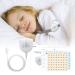 Bedwetting Alarm for Boys and Girls, USB Rechargeable, Pee Alarm with Music Optional and Volume Control, Potty Alarm with Sounds and Vibration, Bed-wetting Sensor for Kids Adults Pure White
