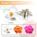 3 Pieces Hawaiian Plumeria Flower Hair Clips Frangipani Artificial Clips Foam Flower Clips for Women Bridal Wedding Luau Beach Tropical Party Decoration 3.15-3.54 Inch (Multi-color) - Buy Online on SooperMarket.com