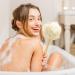 Exfoliating Loofah on a Stick Back Scrubber for Shower Long Handle Shower Sponge for Men and Women - Buy Online on SooperMarket.com