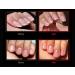 Premium Glass Nail File with Case - Crystal Diamond Salon Quality Beauty Nail Buffer for Natural and Acrylic Nails - Perfect Christmas Gift for Men and Women - Apricot - Buy Online on SooperMarket.com