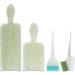 Hair Highlighting Board Kit Bleaching Foiling Tinting Hair Coloring Board Set for Beauty Salon (Green) - Buy Online on SooperMarket.com