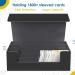 1800+ Leather Card Deck Case with Magnetic Closure - Storage Box for Trading Cards, YuGiOh, MTG & Sport Cards - Buy Online on SooperMarket.com