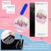 CBOIC 22-Piece Half-Hardened Gel Nail Polish Stickers - Aurora French UV Gel Strips Long-Lasting Self-Adhesive Nail Wraps for Fingers & Toes - Buy Online on SooperMarket.com