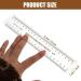 Milisten Eyebrow Stencil & Shaping Template - Reusable Microblading Ruler for DIY Makeup - Buy Online on SooperMarket.com