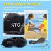 STQ Kids Water Shoes Quick-Dry Slip-On Sandals - Size 7 Toddler, All Black - Buy Online on SooperMarket.com