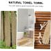 Beavorty Loofah Bath Towel & Body Scrubber - Exfoliating Shower Strap for Smooth Skin | Travel-Friendly Natural Back Scrubber - Buy Online on SooperMarket.com
